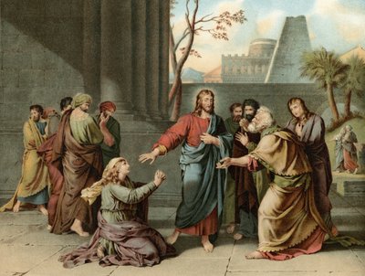 La donna cananea da Jean Germain after Drouais